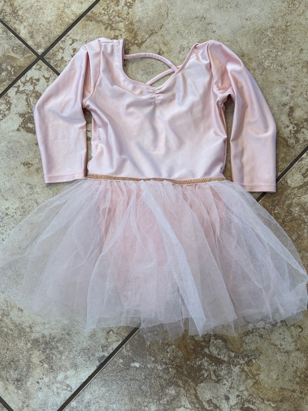 H&M Girls Pink Ballet Dance Tutu Skirt Leotard Ballerina Dress